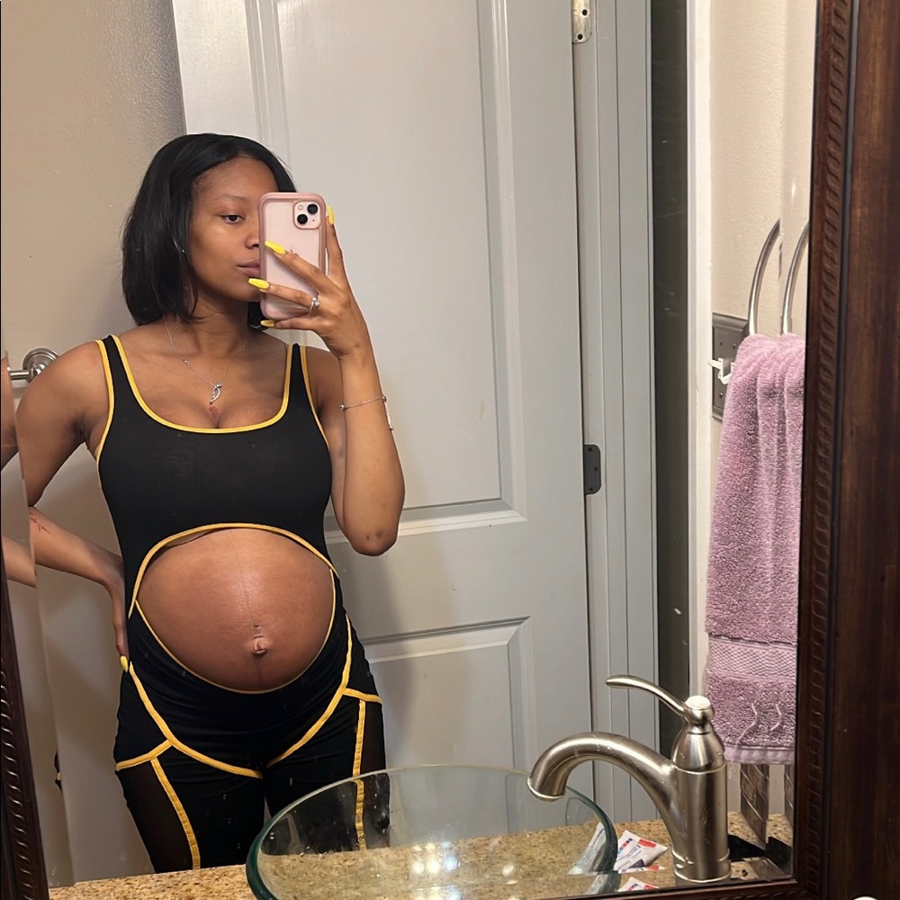 Pregnancy romper